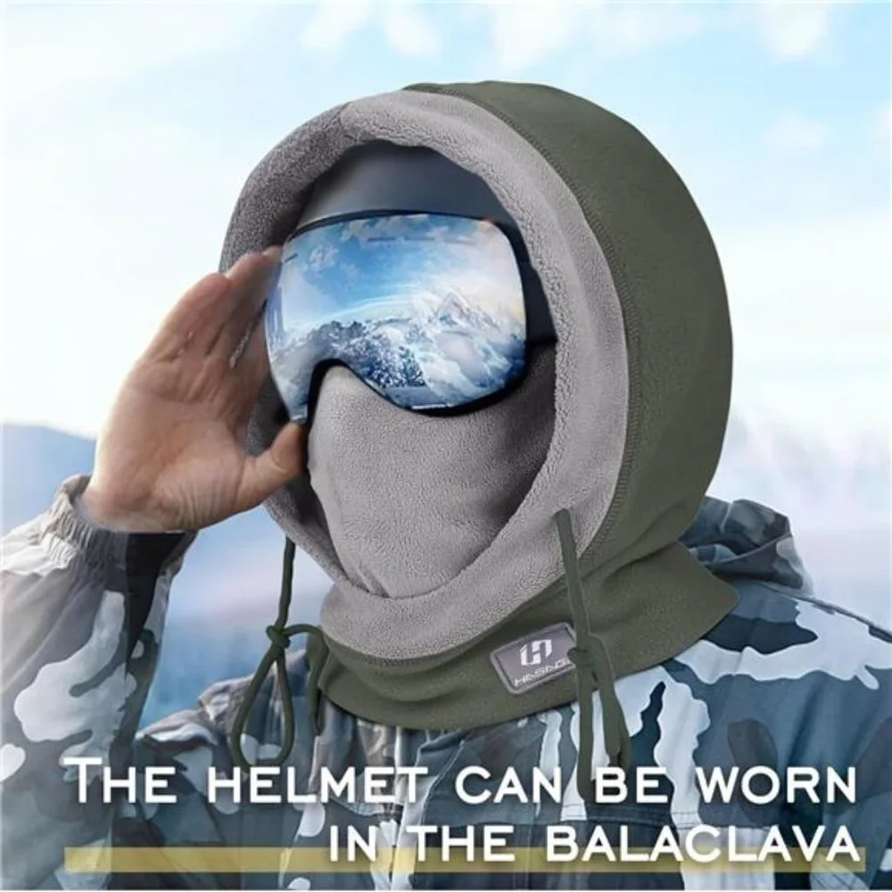 Unisex Balaclava Face Mask Windproof Fleece Ski Mask Winter Neck and Face Warmer